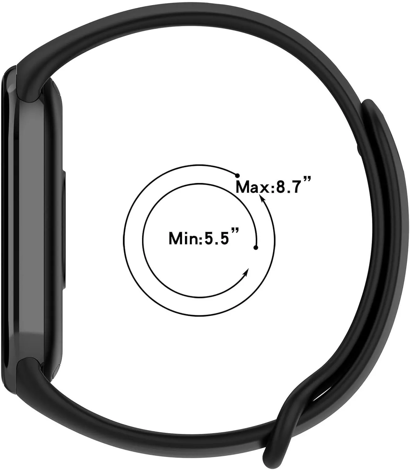Mi Band 8 Strap NFC Accessories Sport Smart Watch Wristband overlook constitute erosion settle Pulseira Correa Xiaomi MiBand 8 Strap Watchbands Rubber Bracelet For 