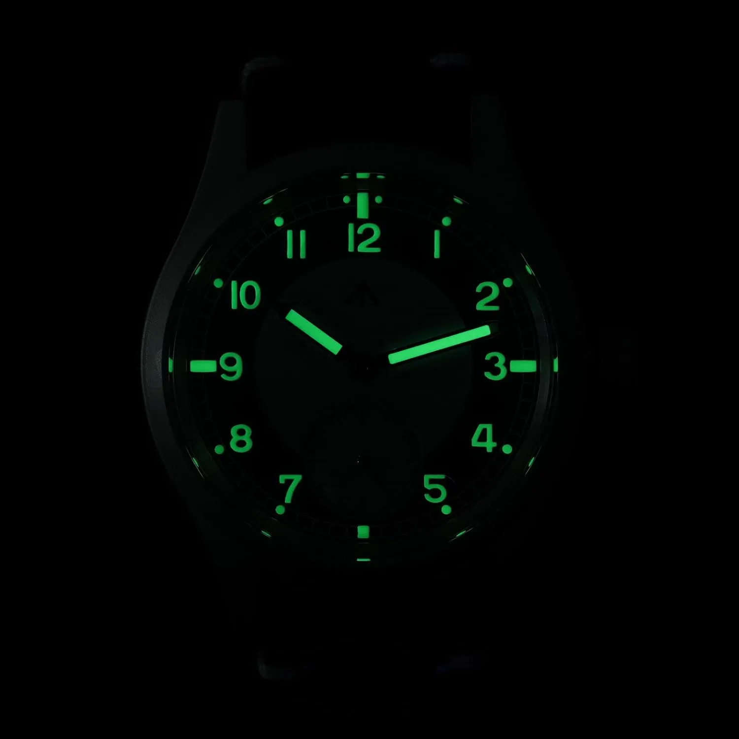 Military-Style Dress Watches, 100M Waterproof superorganism Militado D12 Military Mens Watch VD78 Quartz Sapphire Crystal C3 Super Luminous 36mm Dial 