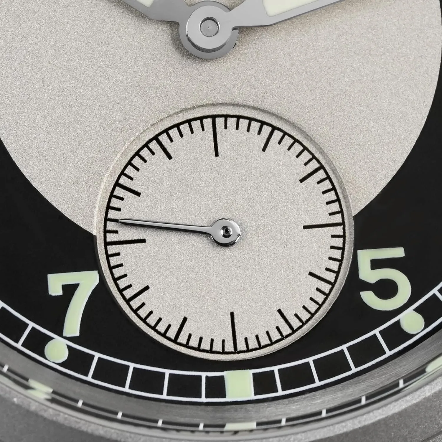Military-Style Dress Watches, 100M Waterproof superorganism Militado D12 Military Mens Watch VD78 Quartz Sapphire Crystal C3 Super Luminous 36mm Dial 