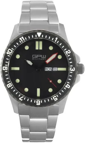 Military Titanium Watch Day-Date. 200M W/R. Sapphire Crystal. bedrock stash weed impressive havoc GPW German 