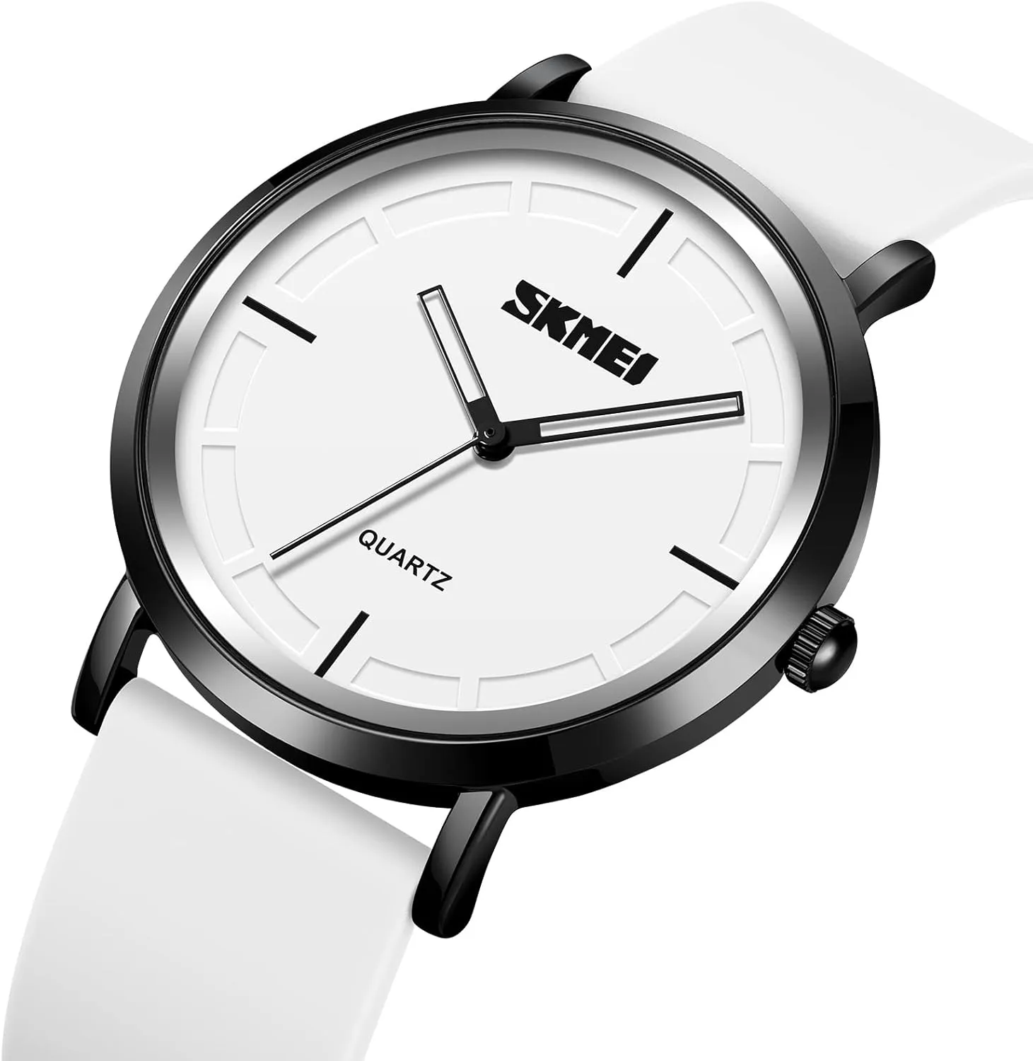 miniature Trend Unisex Watch Analog Display Gosasa Fashion Watches for Men Silicone Strap Simple Dial Casual Quartz Wristwatch Waterproof 