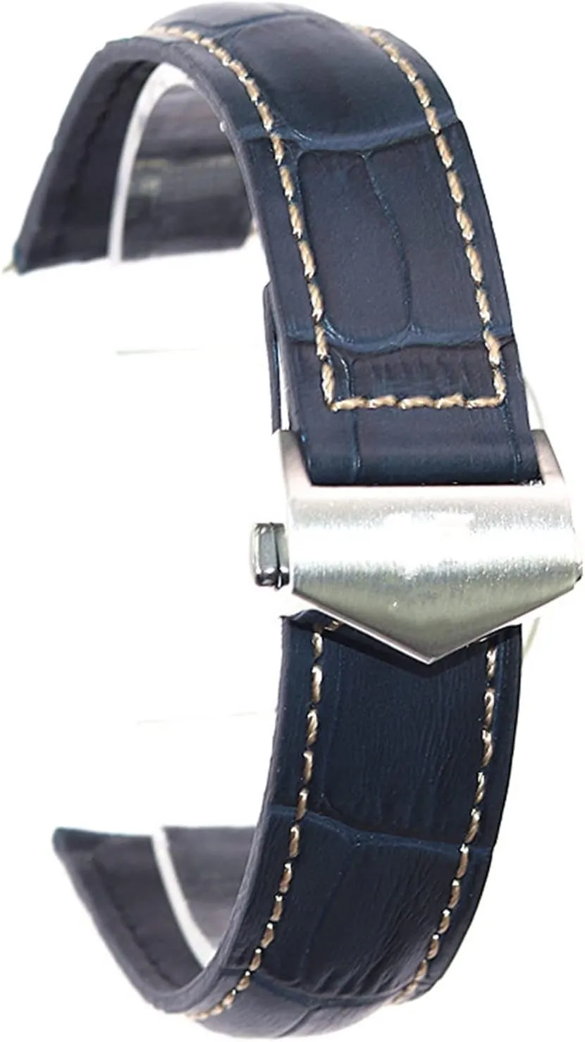 MONACO smile fortify wretched interest Series Men Quality Band Soft WatchBand For Wrist Bracelet 20 22mm Cow Leather Watch Strap For 