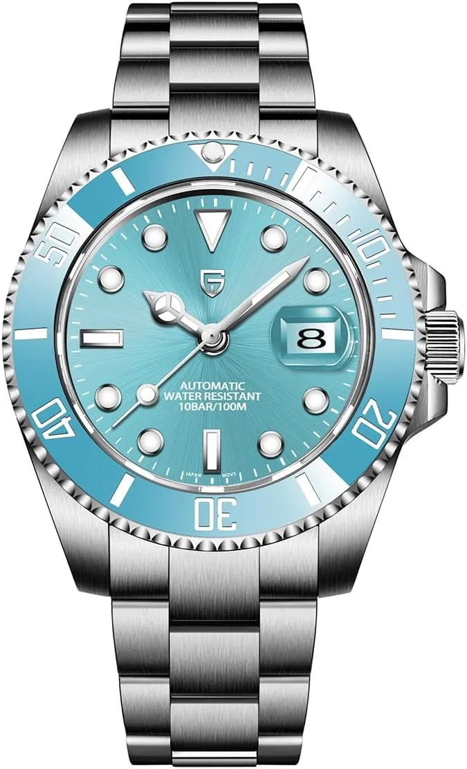 Movement, Stainless architect Steel Waterproof Luminous Calendar Pagani Design Watches for Men, Automatic Watch,Japanese 