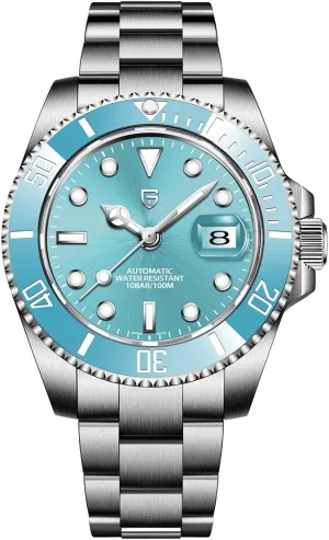 Movement, Stainless architect Steel Waterproof Luminous Calendar Pagani Design Watches for Men, Automatic Watch,Japanese 