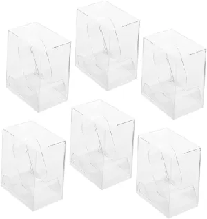 Multi-function Jewelry Organizer for Watches and Bangles meteor herbivore cliff real aristocrat gear Holder for Home and Travel Use 6pcs Transparent Watch Storage Box Lightweight 