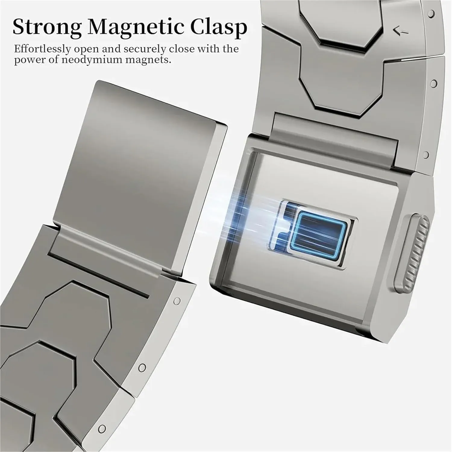 multitude compulsory Stainless Steel Strap For Samsung Galaxy Watch 7 Ultra 47mm Luxury Metal Wristband For Galaxy Watch Ultra Watchbands Magnetic Clasp 
