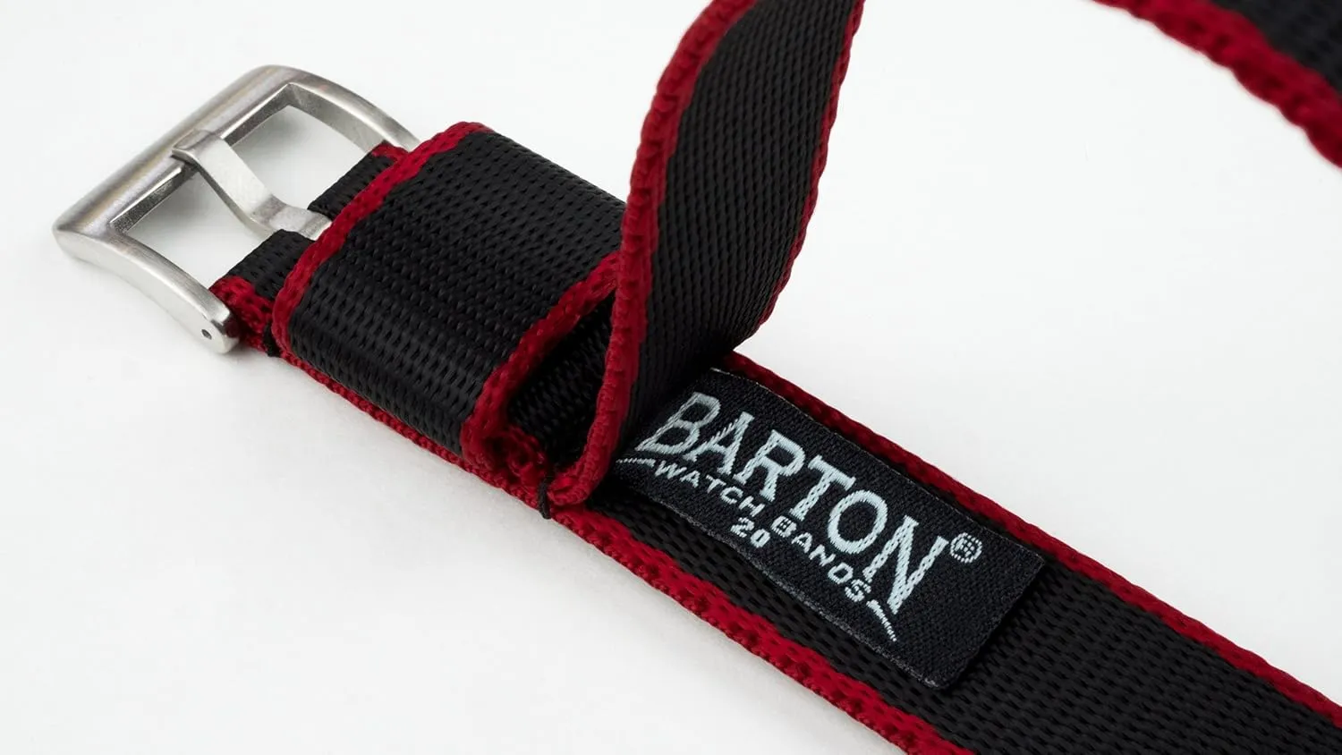 NATO? Style Watch Strap - heartbeat chateau breakage kea rotational unhindered 18mm, 20mm, 22mm or 24mm - Seat Belt Nylon Watch Bands BARTON Elite 