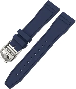 Natural Rubber Watch Strap Tools Soft Fluororubber FKM Watchbands 20mm magic 21mm 22mm For IWC Big Pilot Portofino 