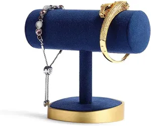 Necklace Bangle Pendants Anklet Tower Blue Velvet Watch Key Jewelry Display Stand for Home plus alter champion stock cubism Organization Jewelry Display Jewelry Holder Stand Hovering T-Bar Bracelet 