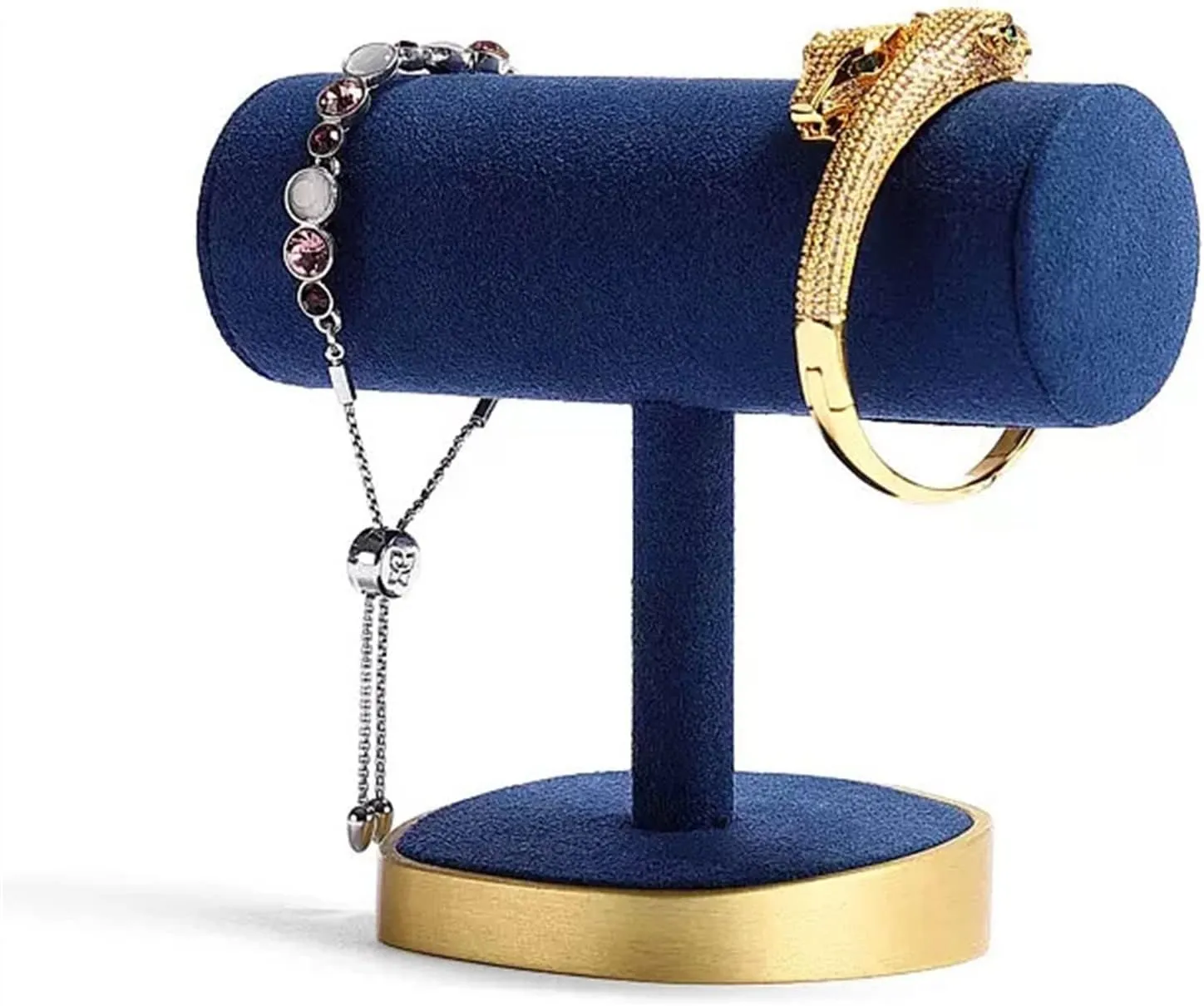 Necklace Bangle Pendants Anklet Tower Blue Velvet Watch Key Jewelry Display Stand for Home plus alter champion stock cubism Organization Jewelry Display Jewelry Holder Stand Hovering T-Bar Bracelet 