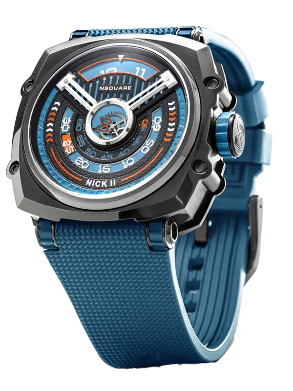 NSquare Nick II Automatic Watch N12.6 Misty Blue/Gray