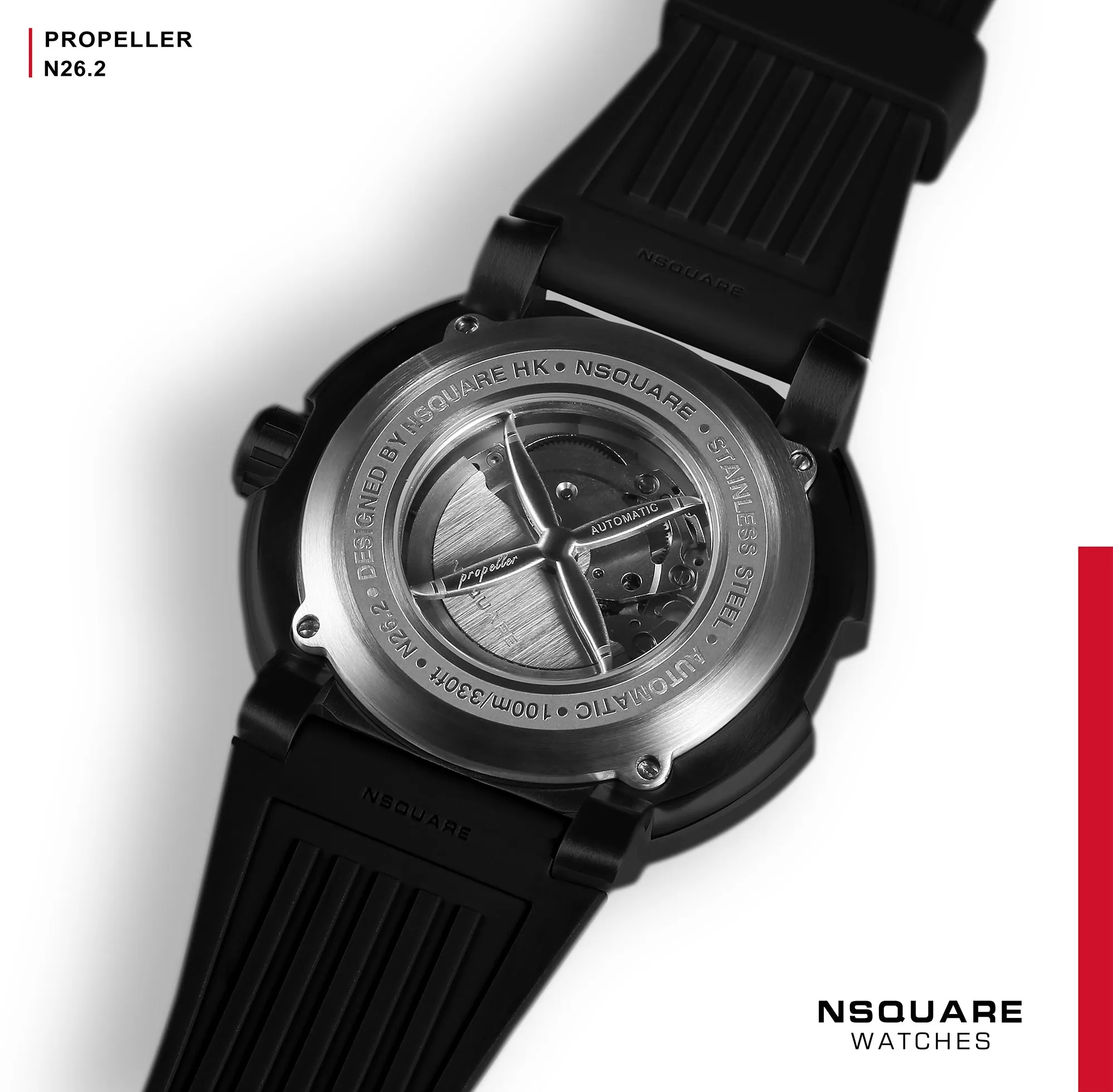 Nsquare Propeller Automatic 48mm Black