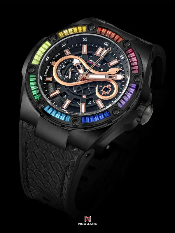 NSquare Snake Special Edition Automatic Watch N51.8 Rainbow Black Limited Edition