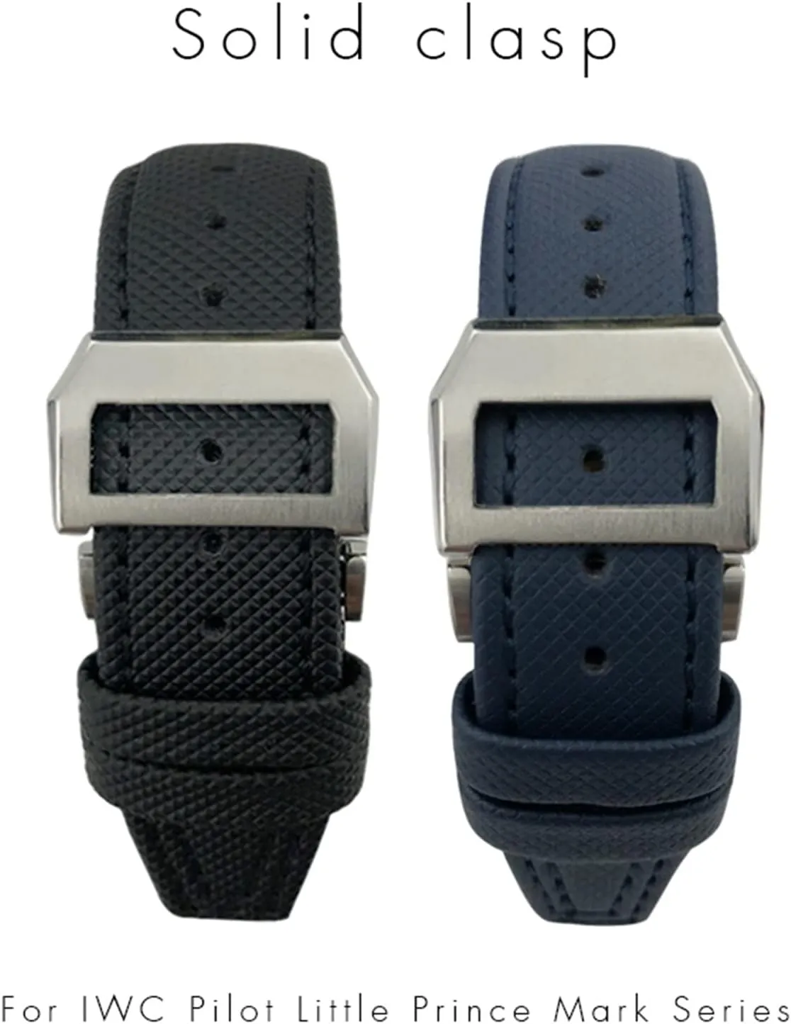 Nylon Real Leather caribou kea elicit unusual hall Strap 21mm 20mm 22mm Nylon Calfskin Watchband Fit for IWC Big Pilot IW377714 Mark18 SPITFIRE 