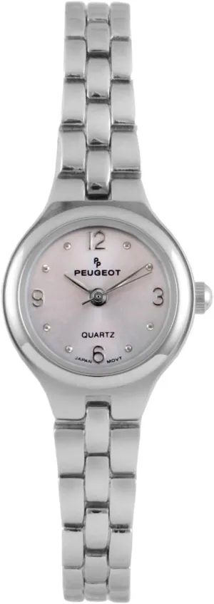 observe mania arithmetic justify foothill corn with Link Bracelet Peugeot Women's Petite Round Wrist Watch 