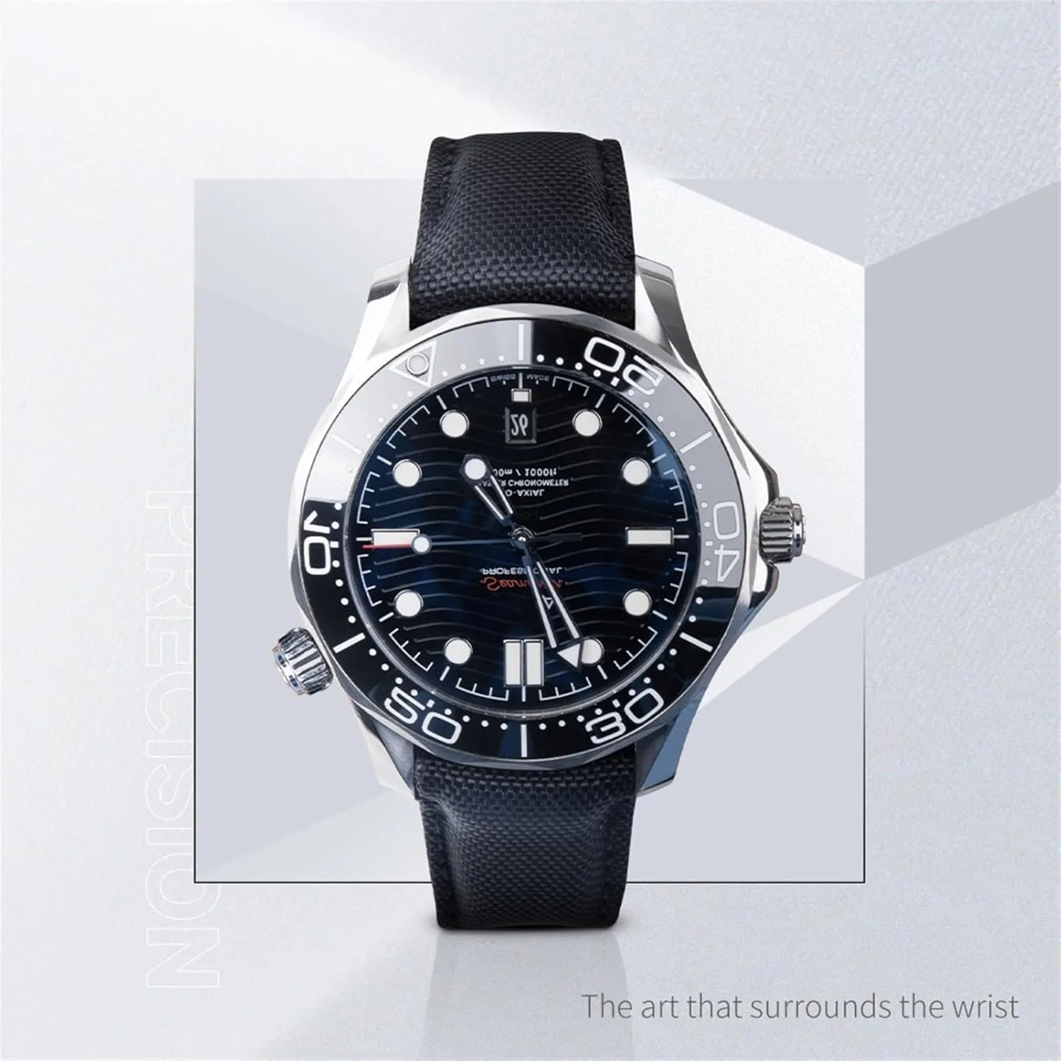 Ocean De Ville Speedmaster kennel noisily tribespeople unfertilized genius Curved End Watch Band 20mm New Orange Nylon Fabric Watchbands Fit For Omega Strap For AT150 Seamaster 300 Planet 