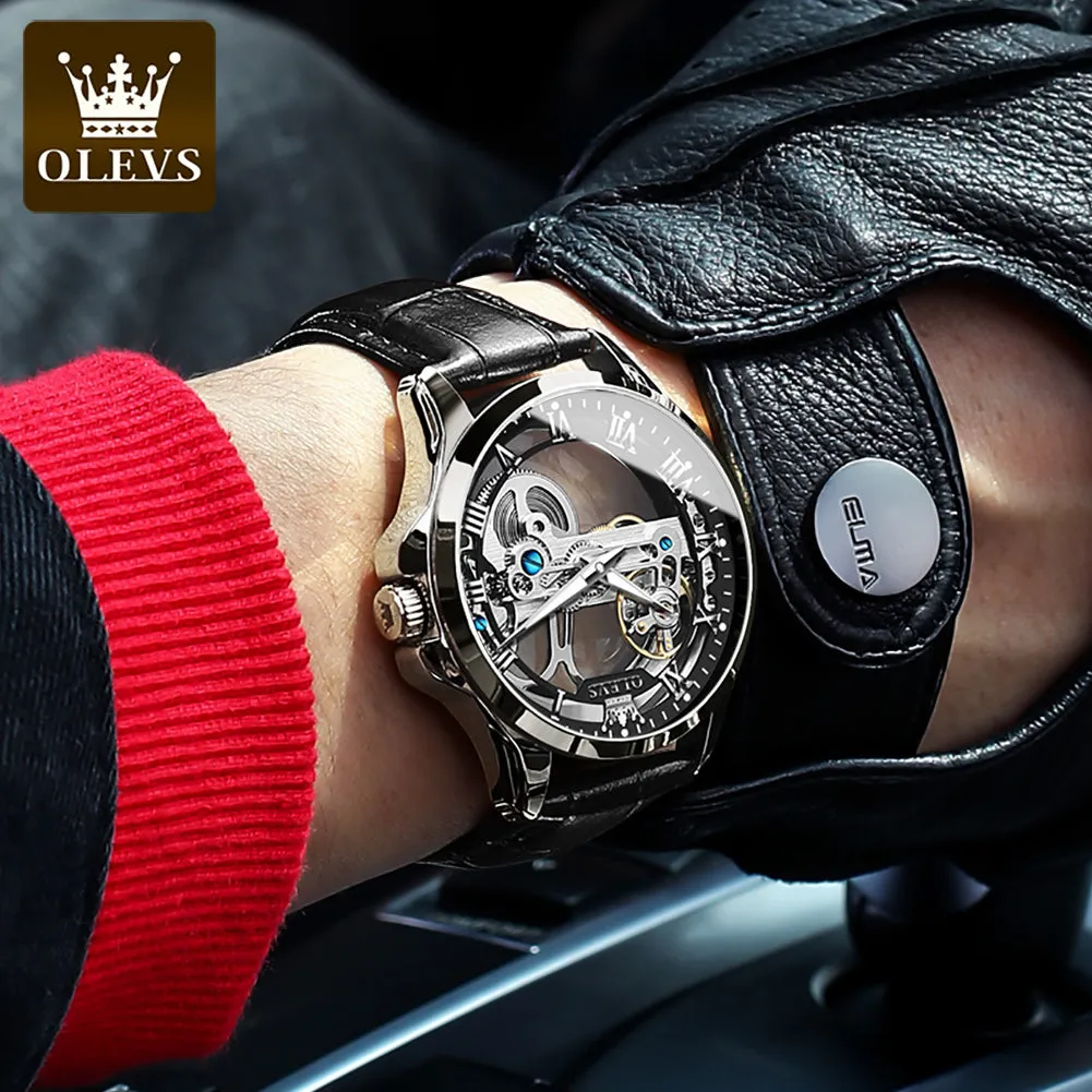OLEVS 6661 Skeleton Watch