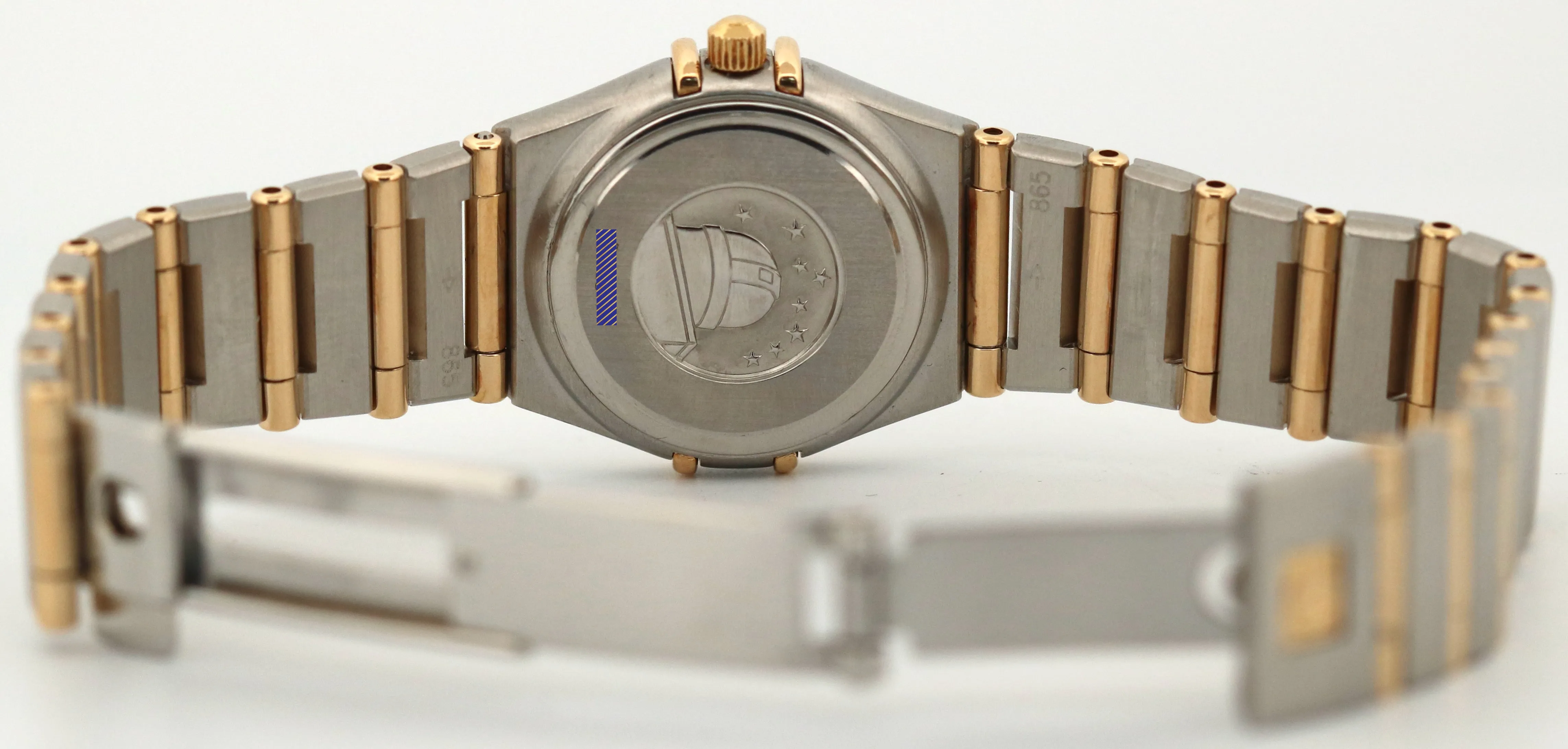 Omega Constellation Two-Tone 18k Gold Steel MOP DIAMOND Quartz 23mm 1267.75.00