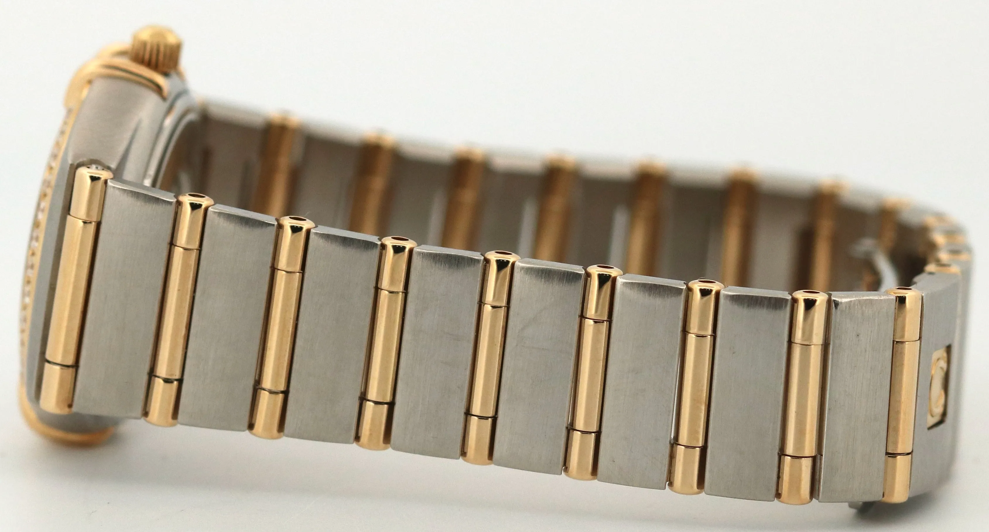 Omega Constellation Two-Tone 18k Gold Steel MOP DIAMOND Quartz 23mm 1267.75.00