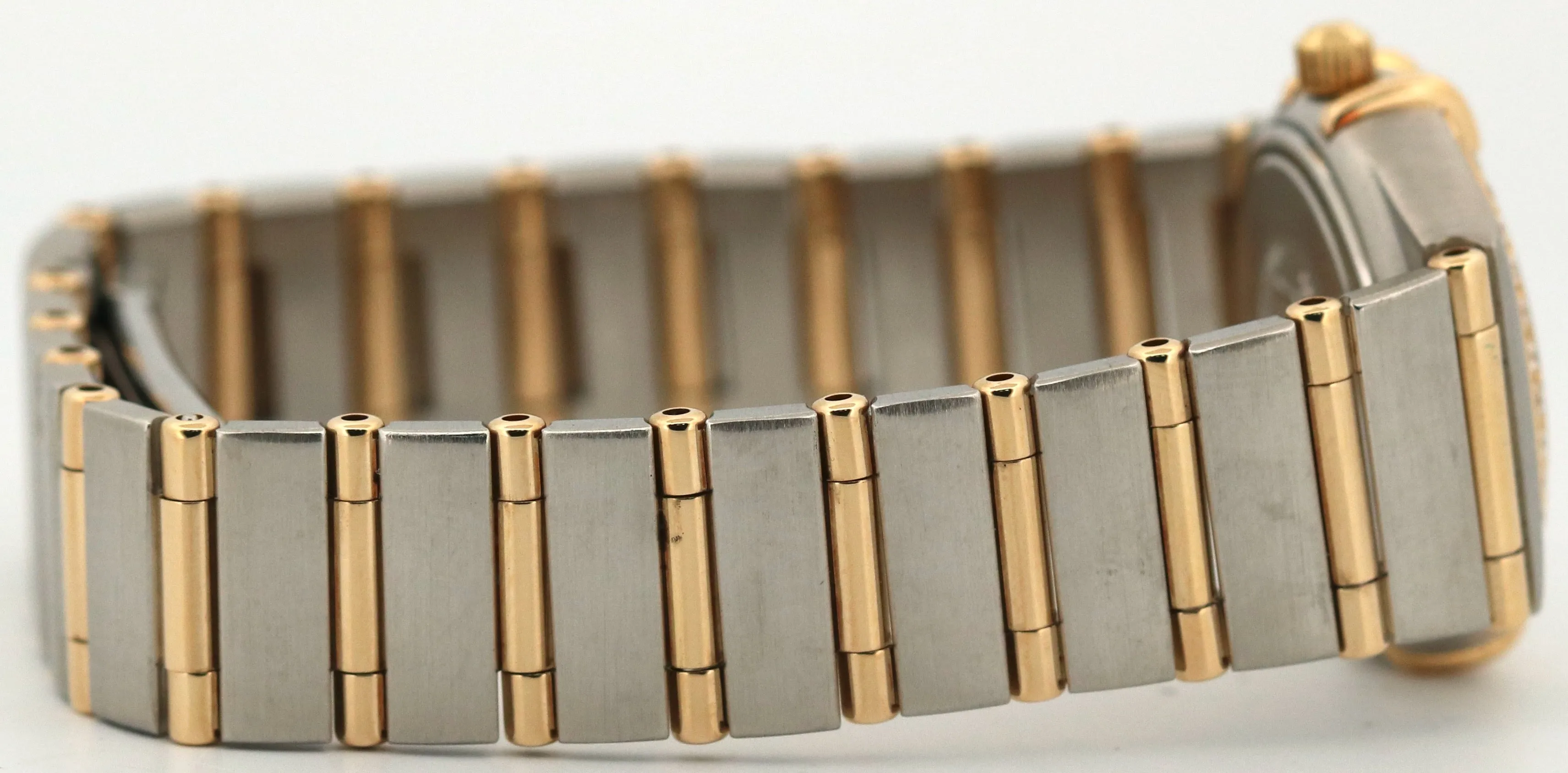 Omega Constellation Two-Tone 18k Gold Steel MOP DIAMOND Quartz 23mm 1267.75.00