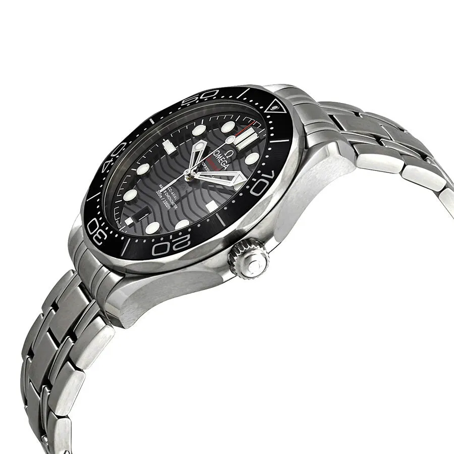 Omega Seamaster Automatic Chronometer Black Dial Men's Watch 210.30.42.20.01.001