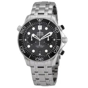 Omega Seamaster Chronograph Automatic Chronometer Black Dial Watch 210.30.44.51.01.001