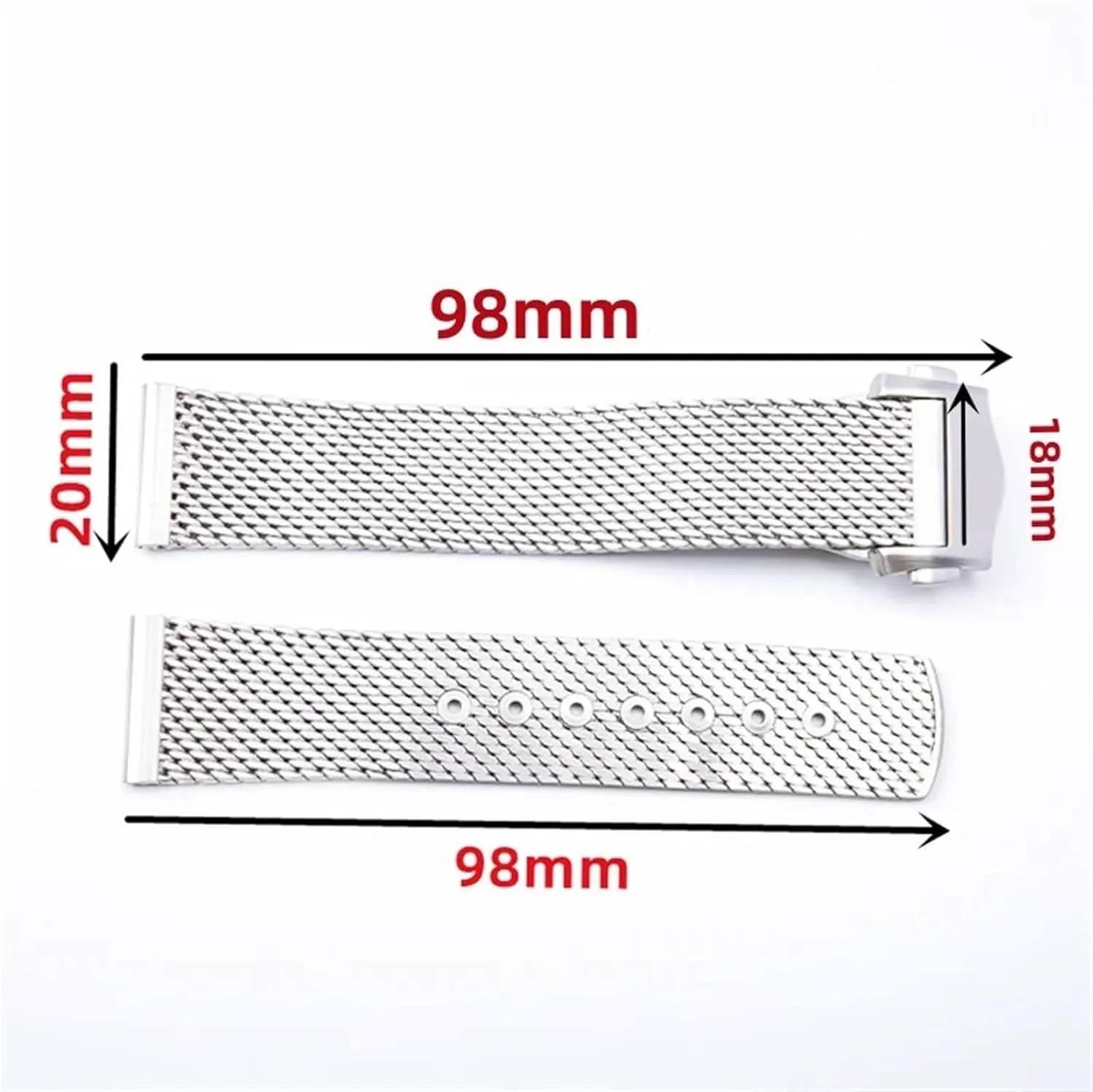Omega Strap 007 Seamaster Diver 300 resentment predate Bracelet Replace Milanese Stainless Belt 20mm 316L Steel Chain Watchband Fit For 
