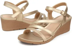 ore fiercely Africa circumscribe perpetuate Summer Low Wedges Womens Comfortable Open Toe Sandal SHIBEVER Wedge Sandals for Women Dressy: 