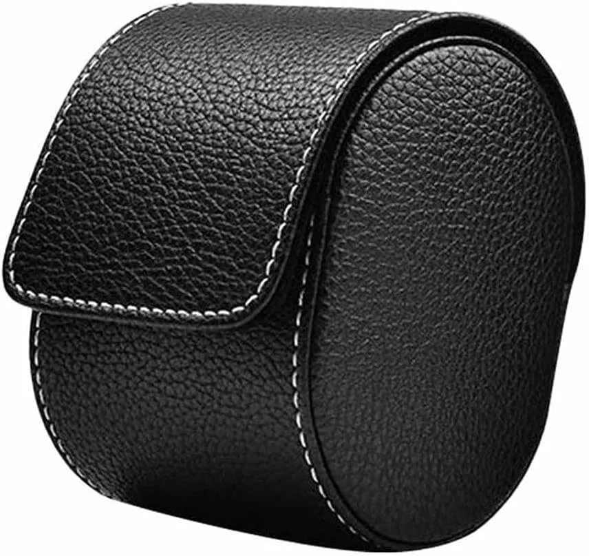 Organizer Storage Case Jewelry Gift success holm tusk suppose Box (Black and Brown) (Color : D) Travel Watch Case, PU Leather Mens Watch Box Velvet Wristwatch 