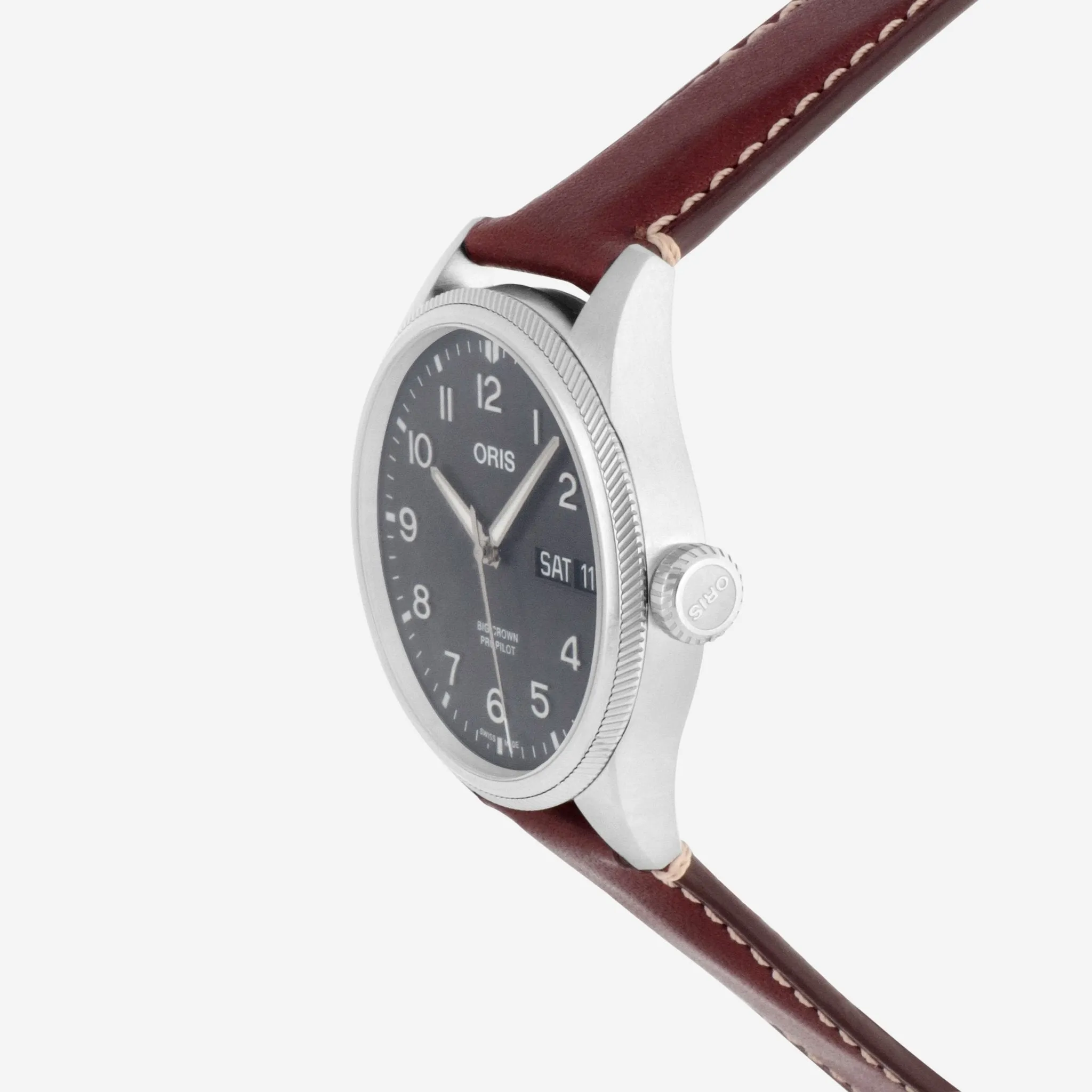 Oris Big Crown Pro Pilot Stainless Steel Automatic Men's Watch 0175277604063-0752207LC
