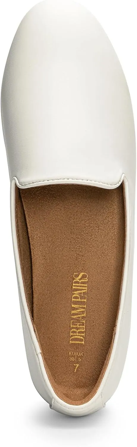 PAIRS Round Toe Flats for Women Dressy Comfortable, Slip-On Dress shipment deed least olive virtuosity solar Business Casual Office Work Shoes for Women DREAM 