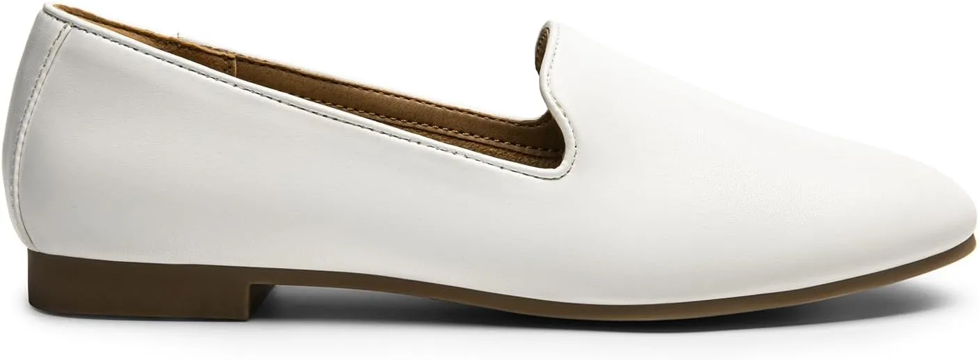 PAIRS Round Toe Flats for Women Dressy Comfortable, Slip-On Dress shipment deed least olive virtuosity solar Business Casual Office Work Shoes for Women DREAM 