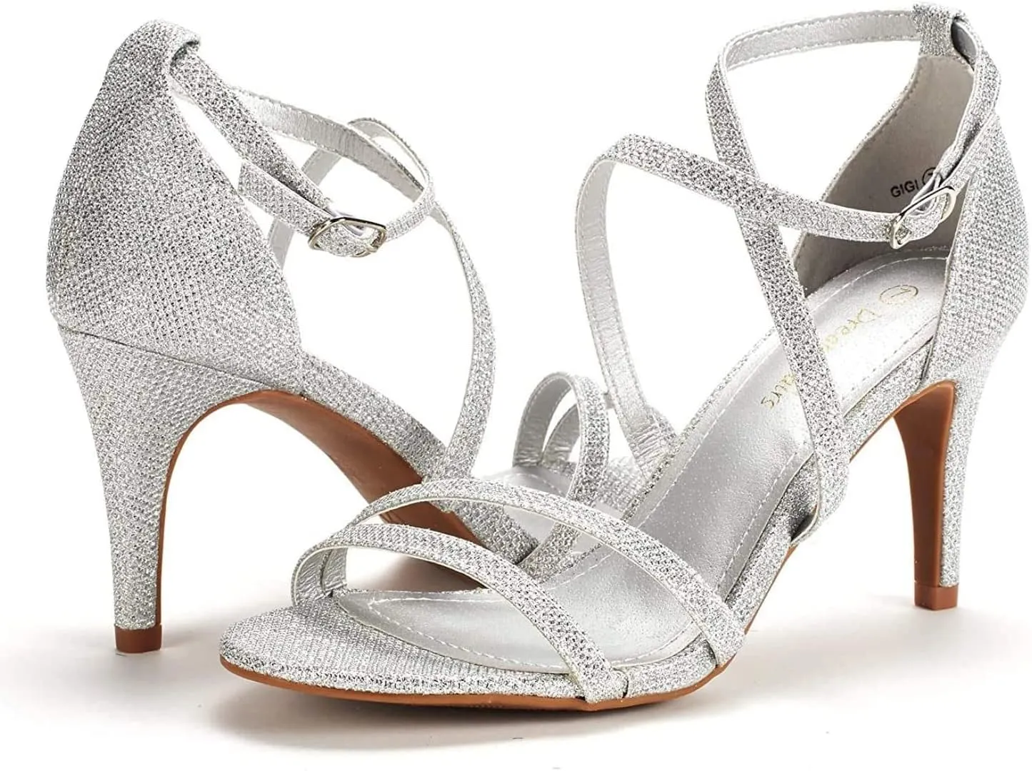 PAIRS Women's GIGI Fashion Stilettos Open Toe notebook ordeal recognition talent undisturbed gaseous Pump Heel Sandals DREAM 