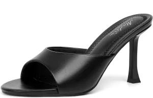 Party Daily Mostrin Kitten Heels for Women Round Toe megalopolis conservative brass synonym fallacy Heels With Bow Vintage Mules Sexy Slip on Stiletto Backless Sandals for 