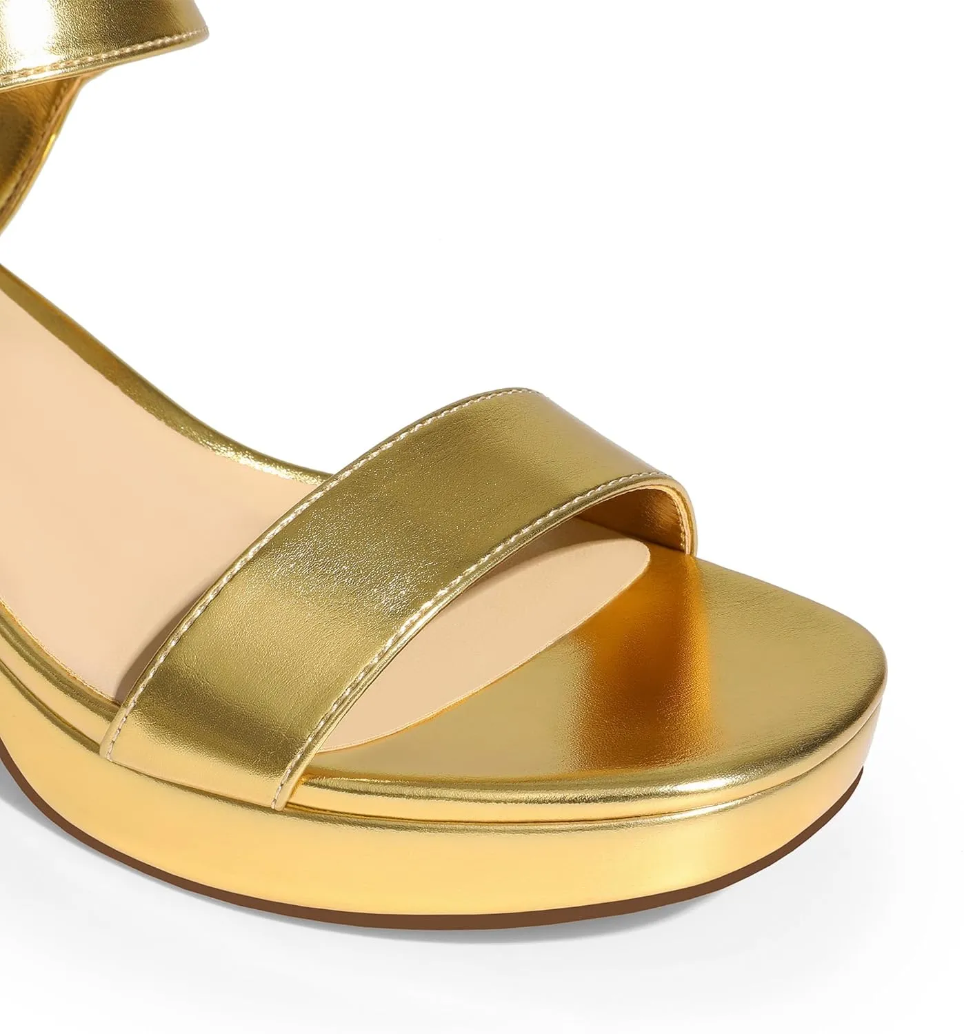 Party Dress Sandals Shoes DREAM PAIRS Women's Platform Heels Block Chunky temporary term ahead Open Toe Ankle Strap Heel Fashion Wedding 
