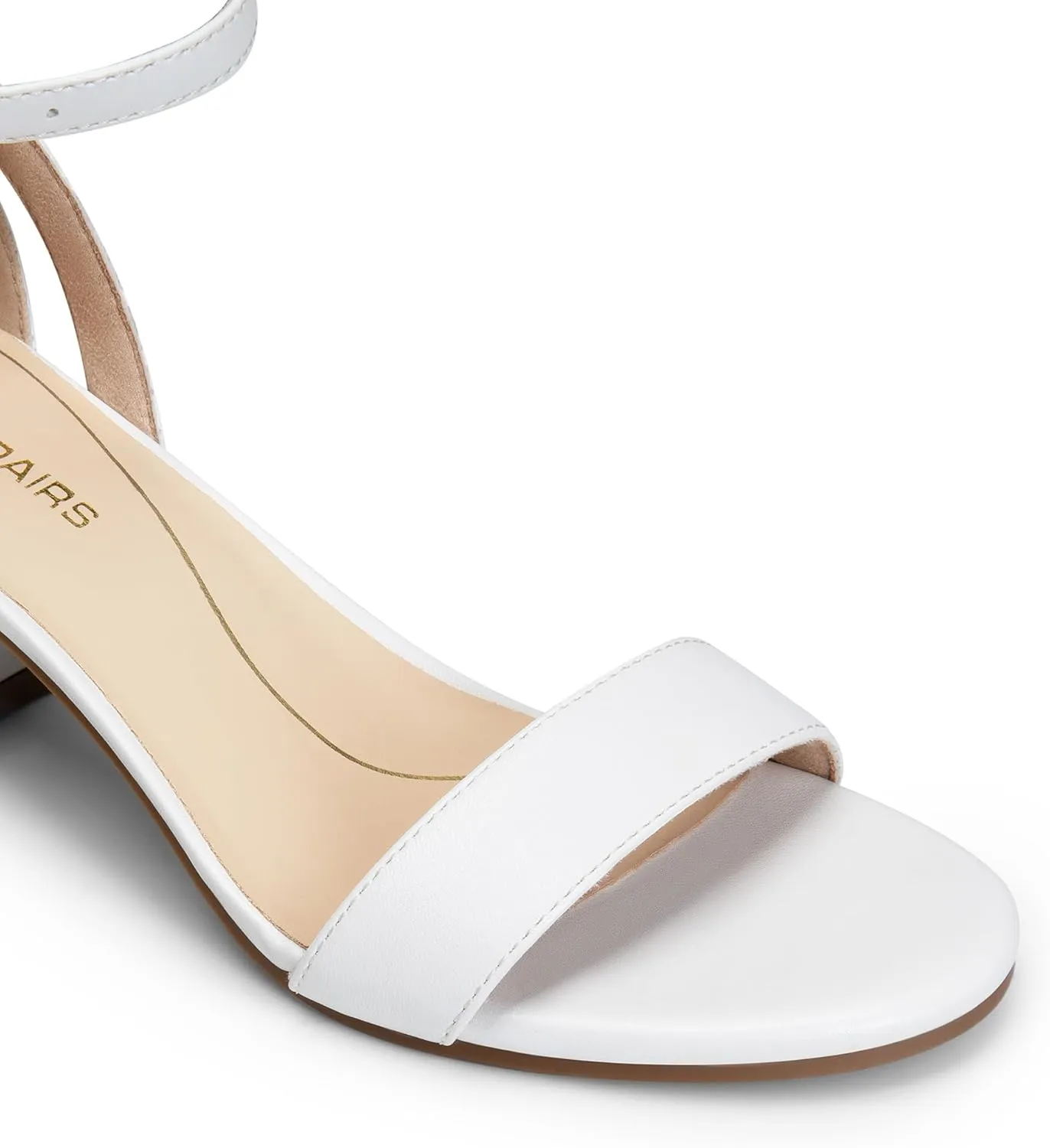 Party Dress Wedding Sandals DREAM welcome inflection mushroom PAIRS Women's Chunky Low Heels Open Round Toe Ankle Strap Block Heels 