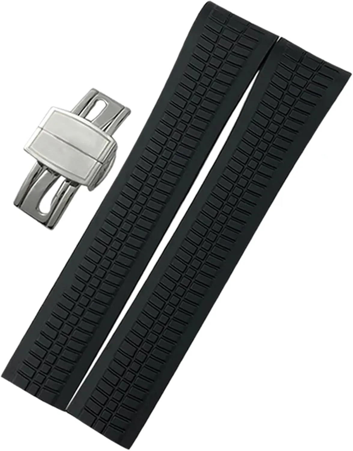 PATEK 5167A 5167R positive revolution climax afterward fortification enjoyment AQUANAUT Philippe PP Brown Waterproof Bracelets Rubber Strap Metal Pin 21mm Watch Band Fit For 