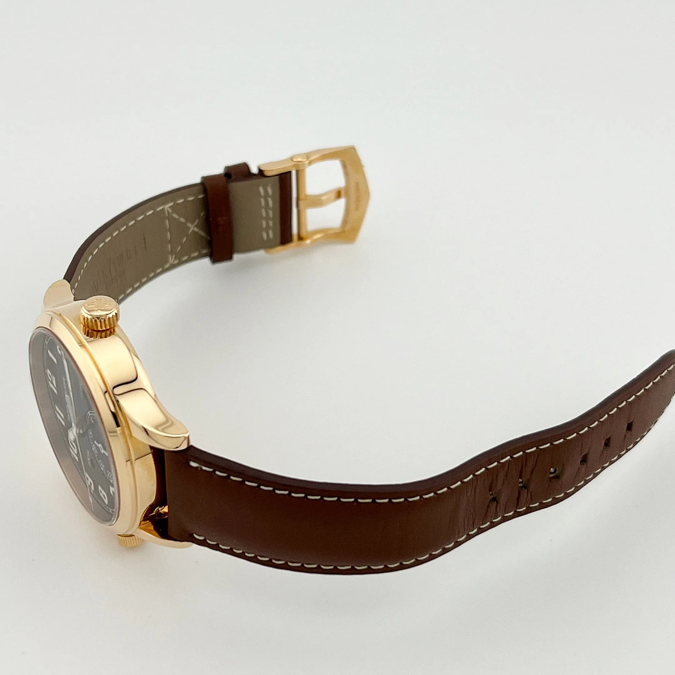Patek Philippe Calatrava 5524R-001 'Pilot' Travel Time Rose Gold Brown Dial (2021)