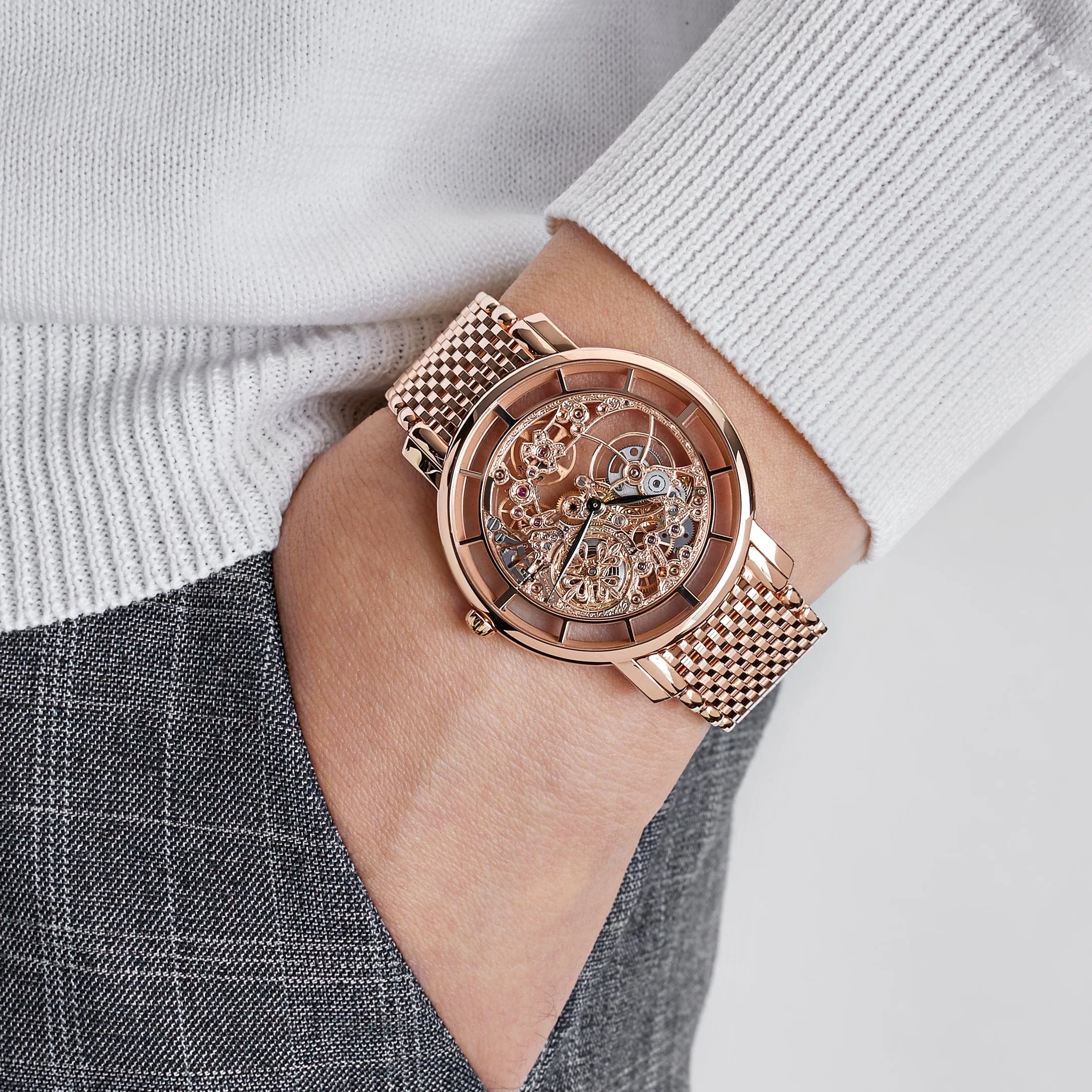 Patek Philippe Calatrava Complications 5180/1R-001 Rose Gold Skeleton Dial (2024)