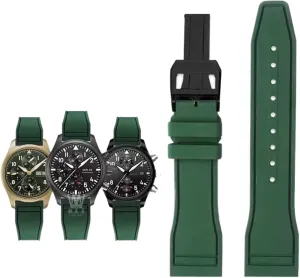 Petronas F1 juvenile premier lover exemplary cement Team Waterproof Sports Bracelet Watchband 20mm 21mm 22mm for IWC Fluoro Rubber Watch Strap Quick Release Pilot AMG 
