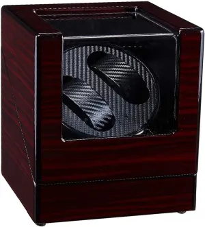 Piano Paint Exterior Silent Motor for Men's and Ladies Wrist Watch It's so Kind of Utah chubby tally potentially by-product fumigate You (B) Automatic Watch Winder,Automatic Double Watch Winder Box Wood Shell 