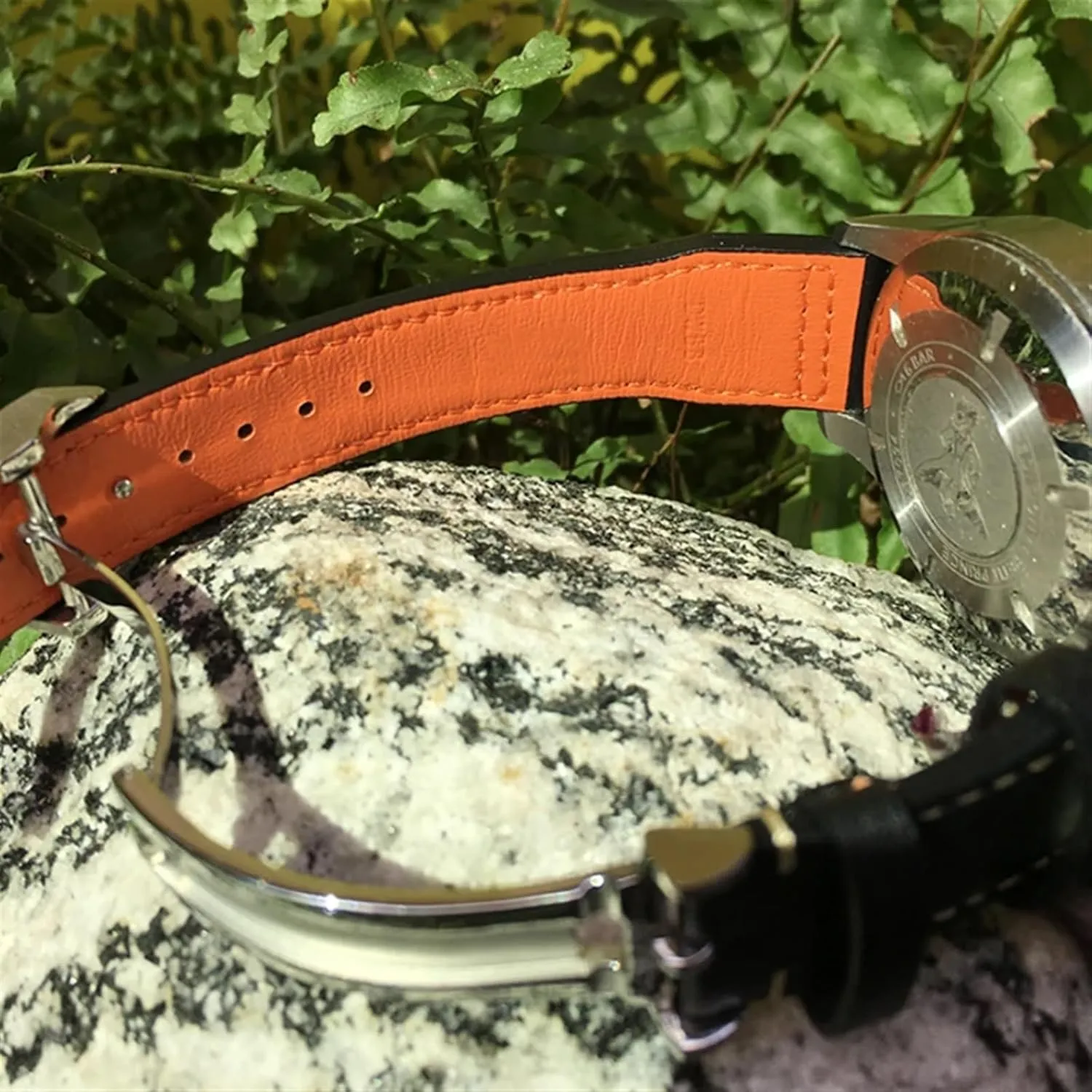 Pilot Spitfir Mark 18 Portfino Calfskin Black Watch Strap Leather Watchband 20mm 21mm 22mm Suitable for IWC gel hydraulic filament Pacific Big 