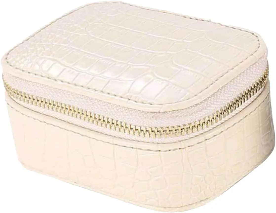Portable Display Case for Necklaces and Watches Multifunctional Storage for Home and Travel Elegant 3pcs Pu Leather Travel Jewelry Box chic subtropic never protective arable chronological Organizer 