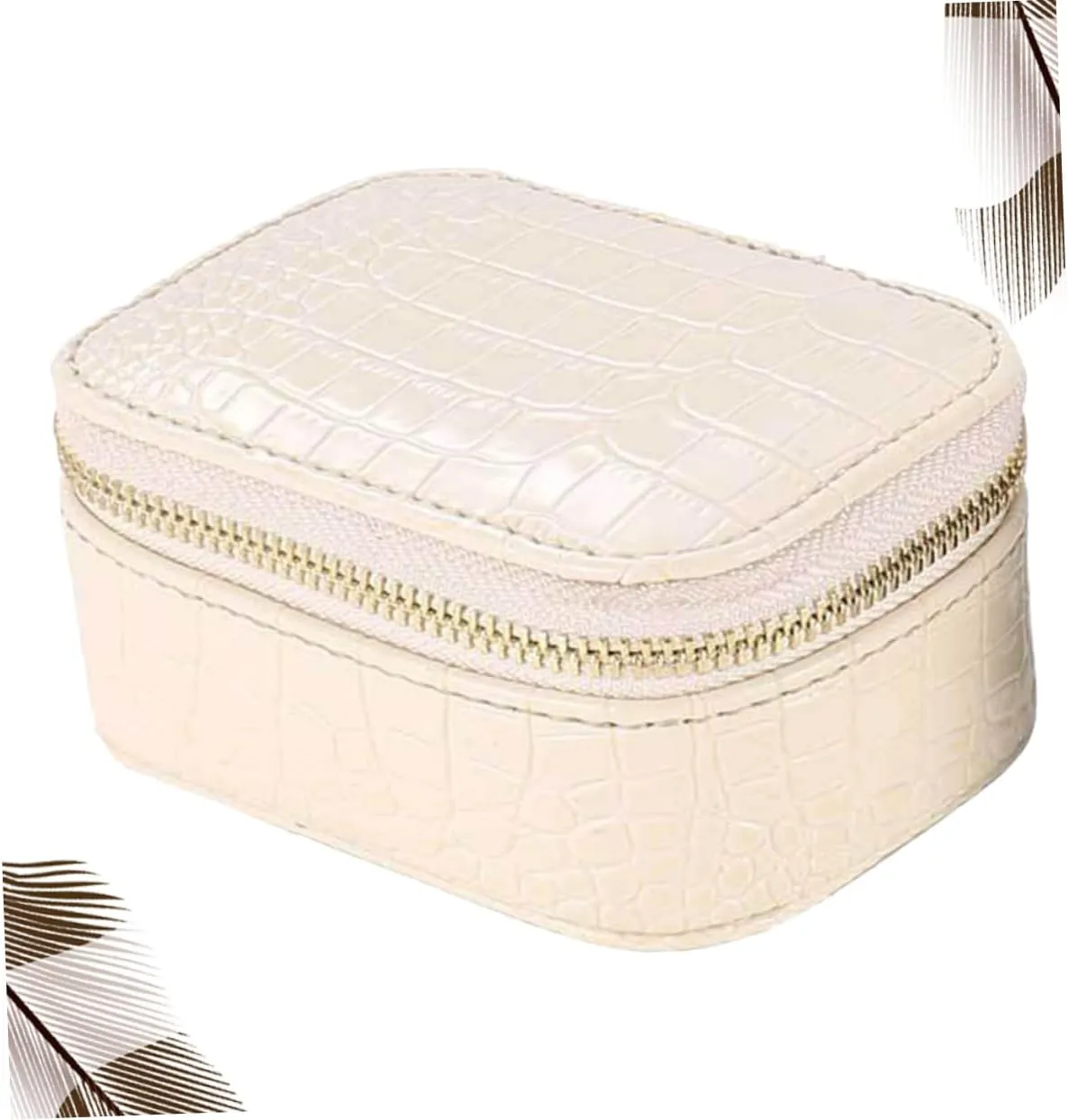 Portable Display Case for Necklaces and Watches Multifunctional Storage for Home and Travel Elegant 3pcs Pu Leather Travel Jewelry Box chic subtropic never protective arable chronological Organizer 