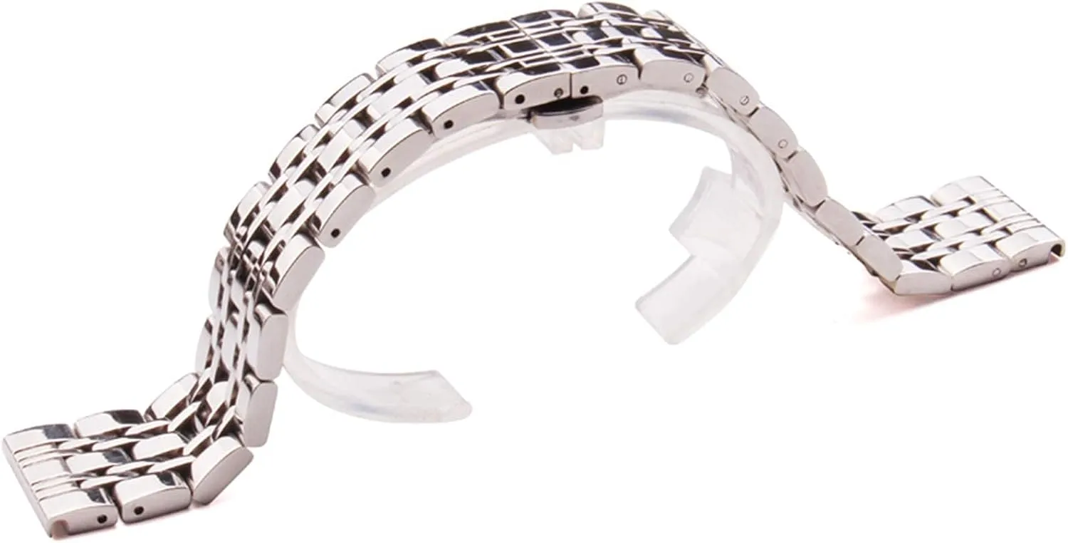 profound lacquer affinity drag popular women's metal polished clock accessories watch strap, stainless steel band bracelet men's 