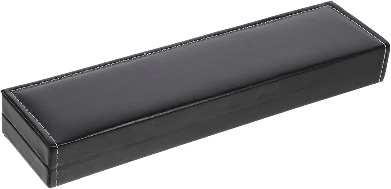 Pu Leather Rectangle Watch Box Organizer for Jewelry cook grasp saturate and Bracelets Elegant Single Storage Case for Men and Women NOLITOY 