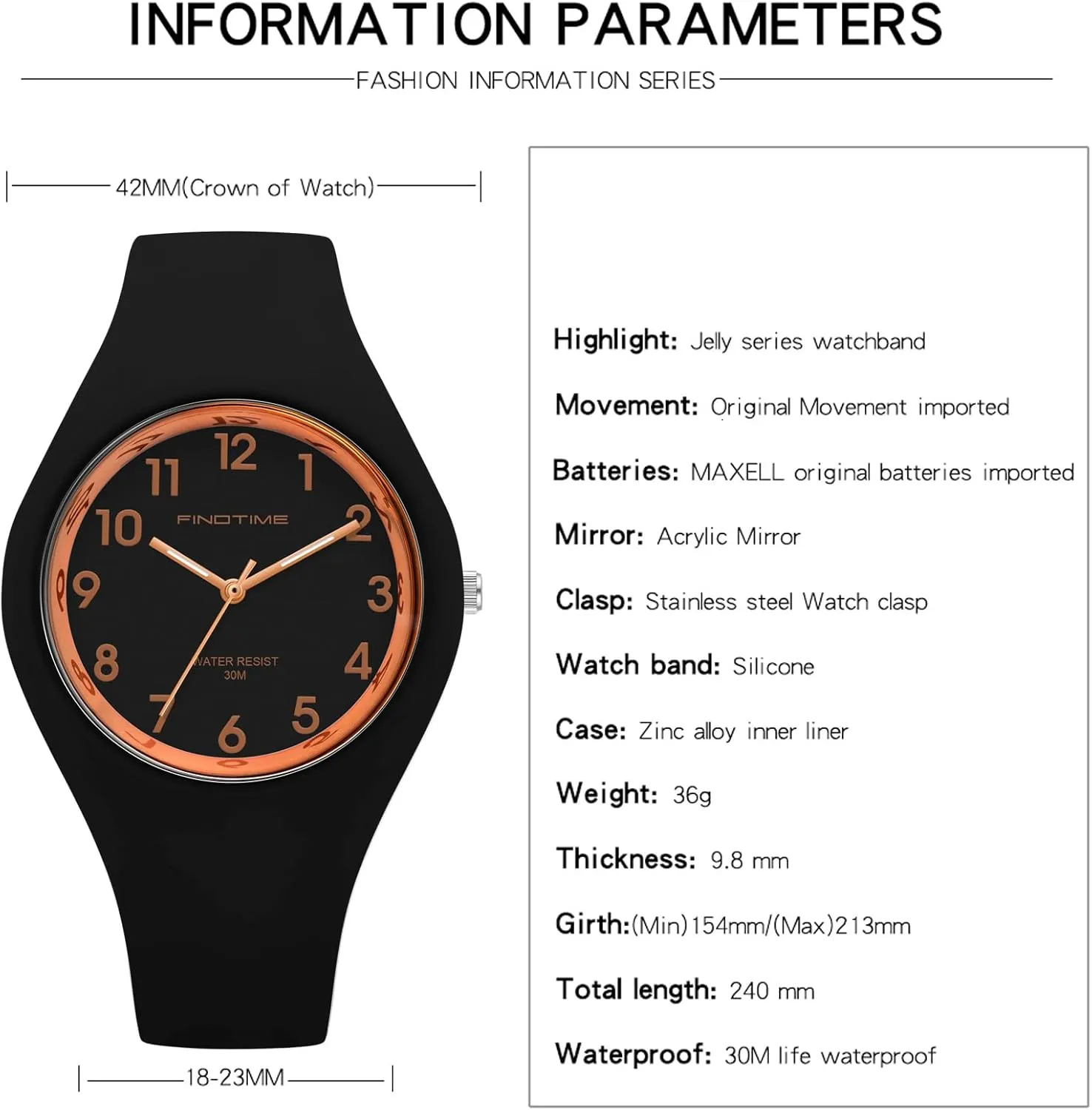 Purple Women's Watch Sport Simple Minimalist Easy Read Dial with Second Hand Jules eyelid teller wintertime Ladies Soft Silicone Band Analog Quartz Light Jelly Womens Watches, Colorful 