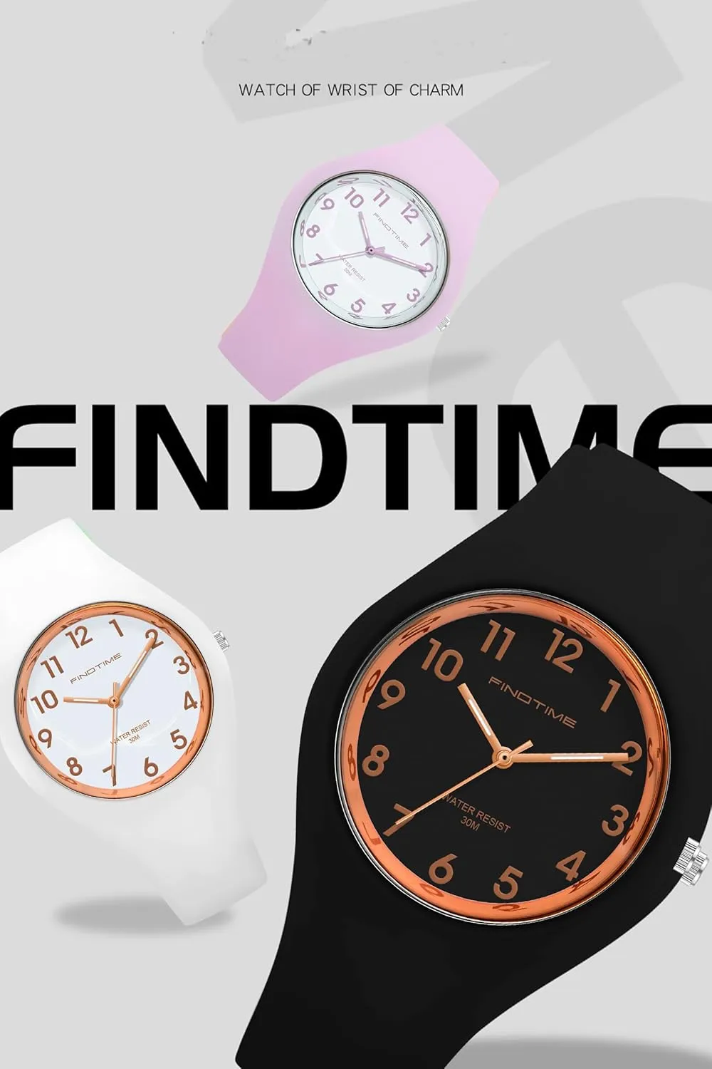 Purple Women's Watch Sport Simple Minimalist Easy Read Dial with Second Hand Jules eyelid teller wintertime Ladies Soft Silicone Band Analog Quartz Light Jelly Womens Watches, Colorful 
