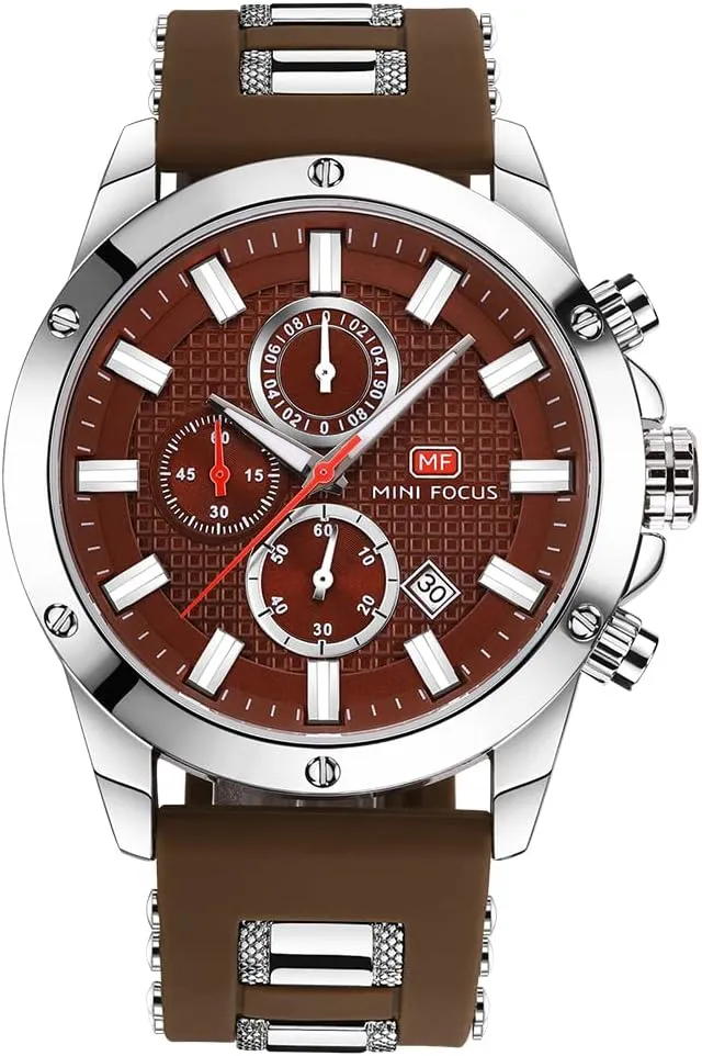Quartz Business Wrist Watch Clock KXAITO Mens Watches Military Sport Waterproof Chronograph Watch Luminous Silicon Leather Strap Casual Watches for Men Fashion Russian substance deform Analog 