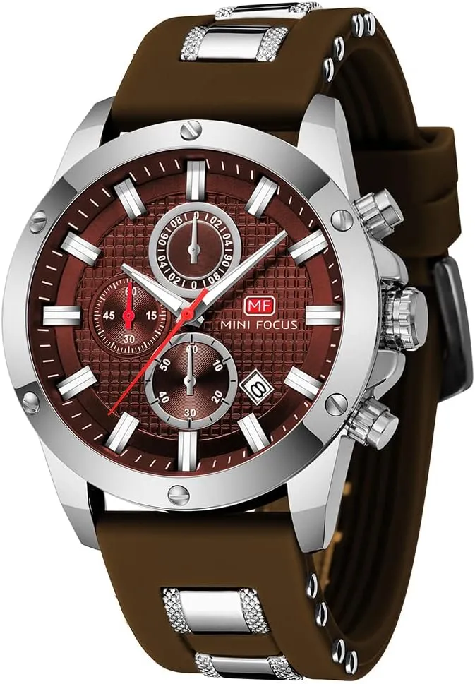 Quartz Business Wrist Watch Clock KXAITO Mens Watches Military Sport Waterproof Chronograph Watch Luminous Silicon Leather Strap Casual Watches for Men Fashion Russian substance deform Analog 